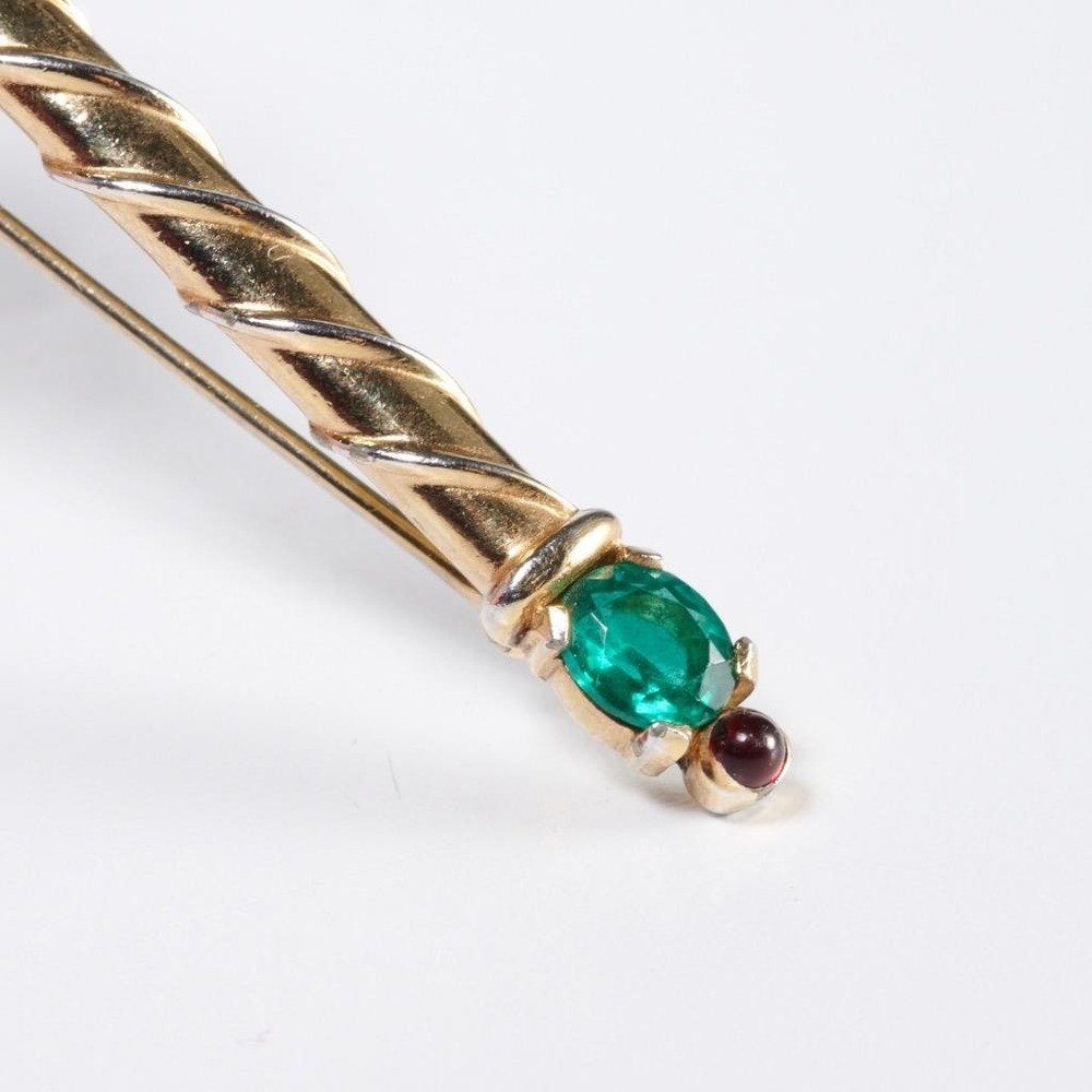 Crown Trifari Alfred Philippe Scepter Brooch Queen Elizabeth Coronation Series - Picture 3 of 7